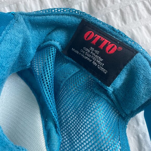 Kona Big Wave Mesh Back Trucker Hat in blue - Picture 6 of 6